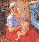 Petrov-Vodkin, Kozma Mother oil